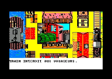 Lucky Luke - Nitroglycerine (F) (1987) screen shot game playing